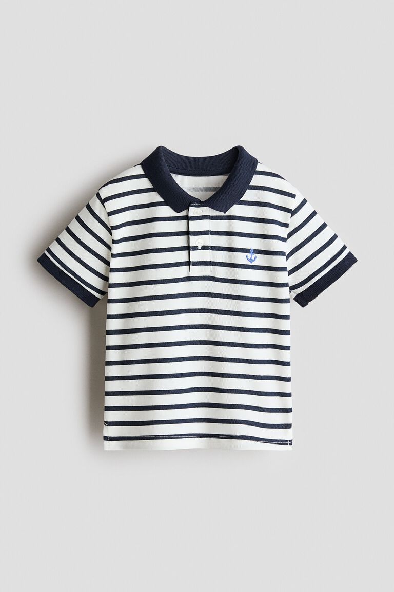 Embroidery-detail polo shirt