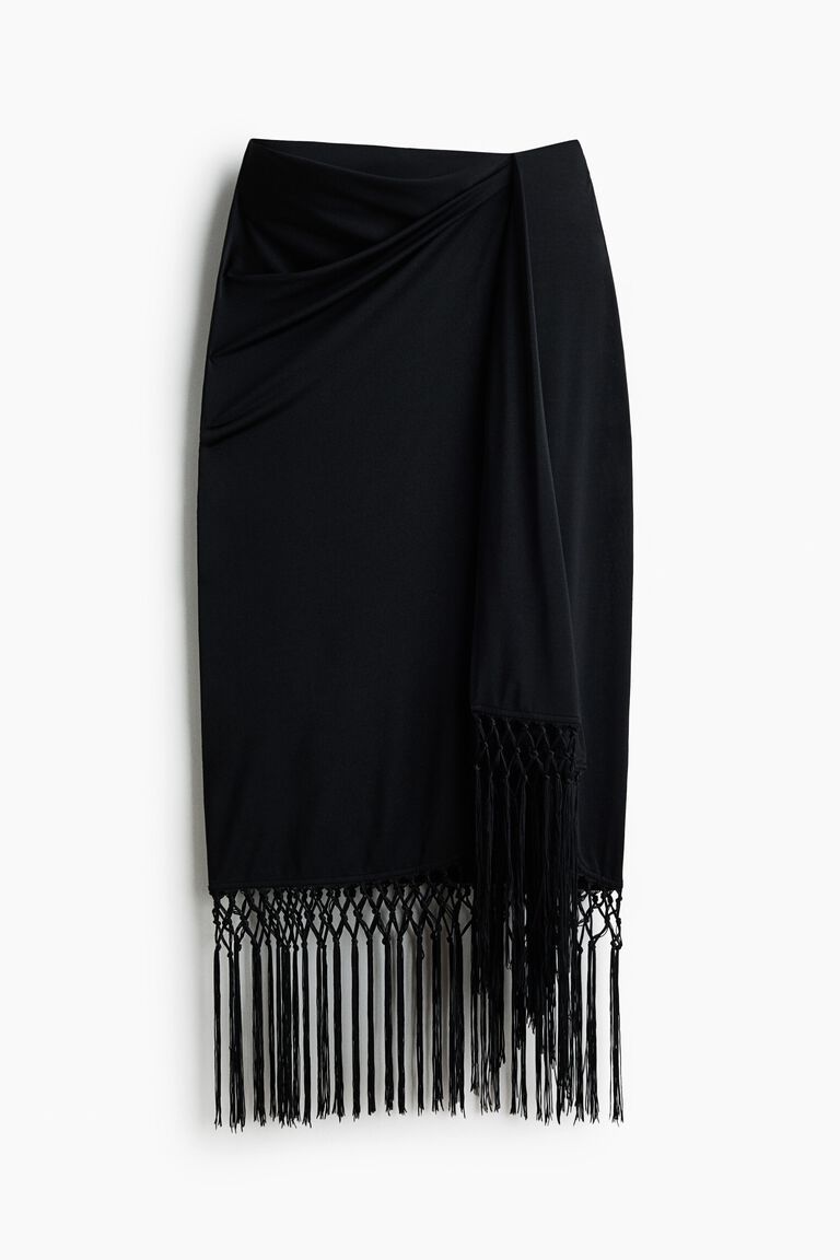 Fringed skirt