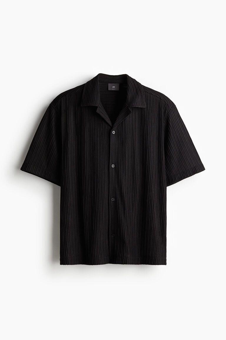 Loose Fit Textured resort shirt
