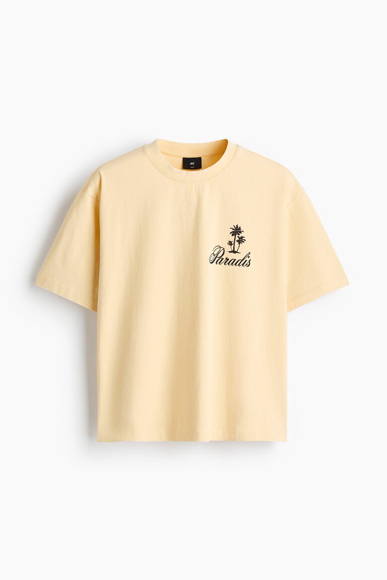 Relaxed Fit Printed cotton T-shirt