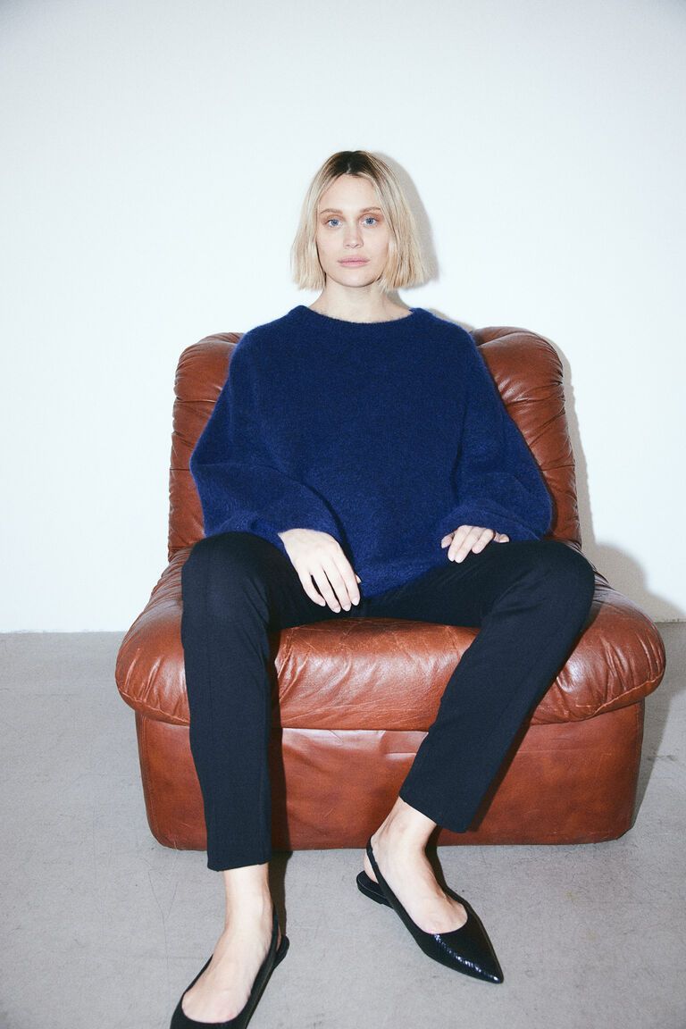 MAMA Tailored jersey trousers