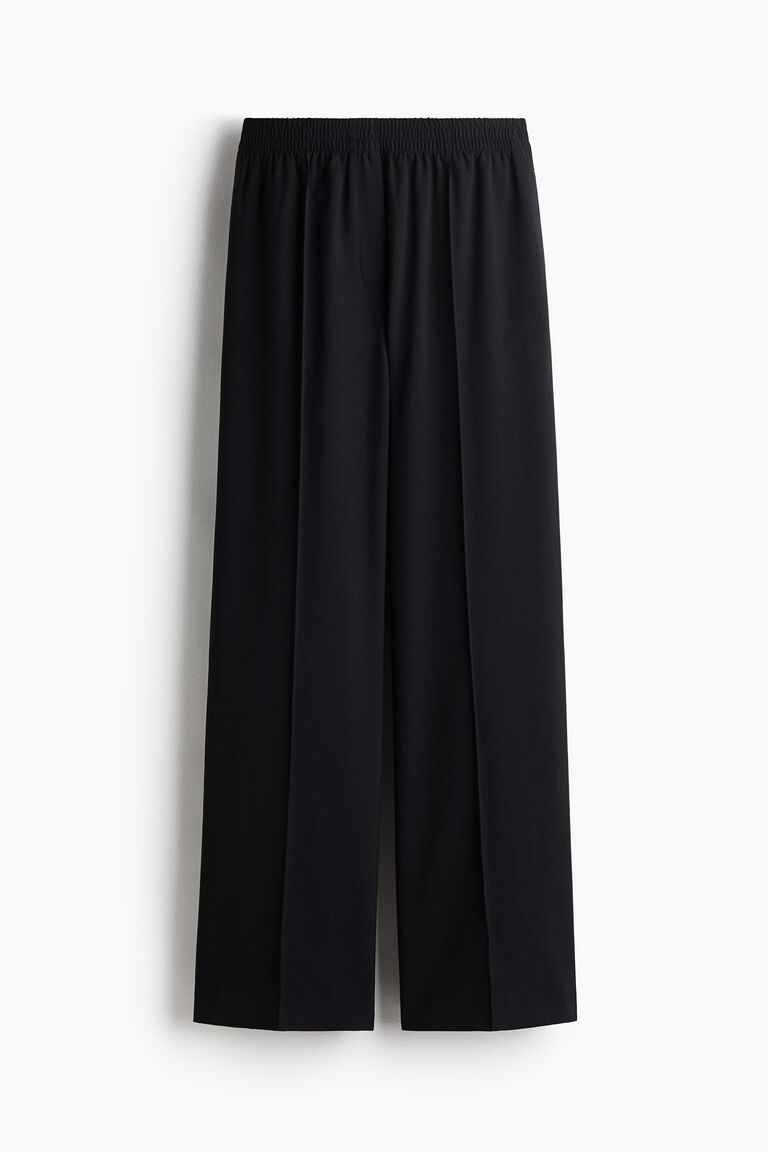 Crease-leg trousers