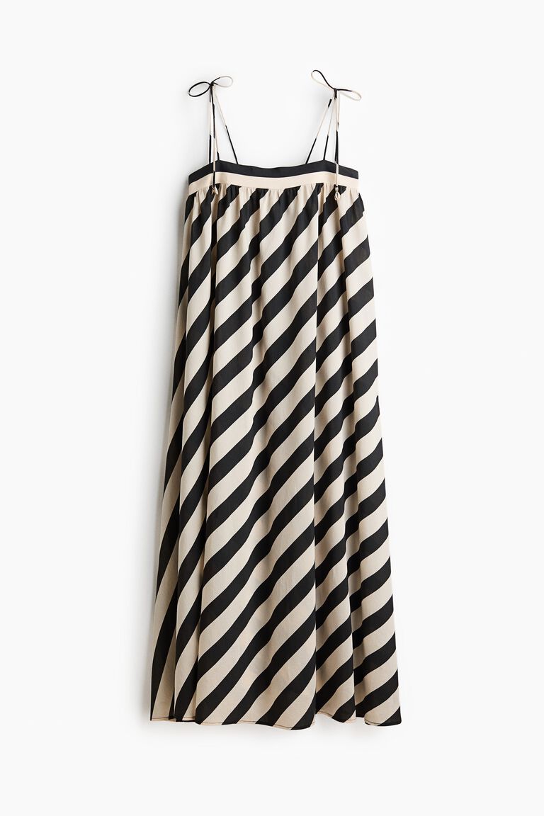 A-line tie-strap dress