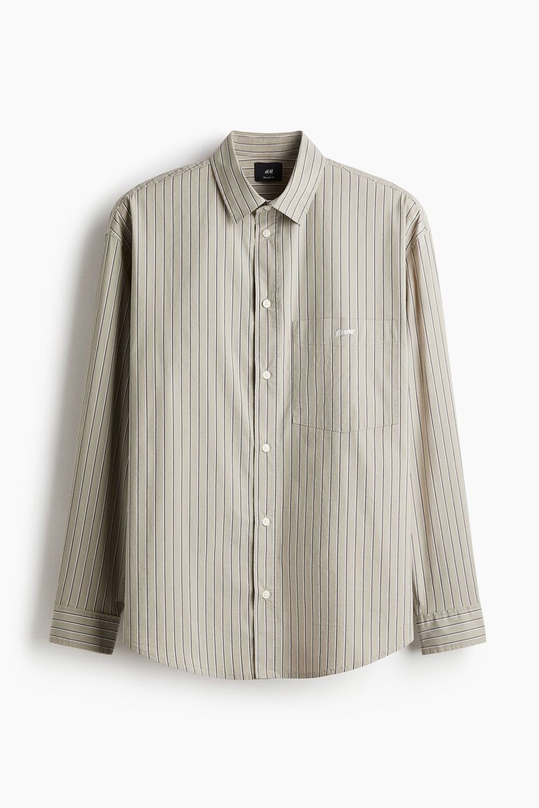 Loose Fit Poplin shirt