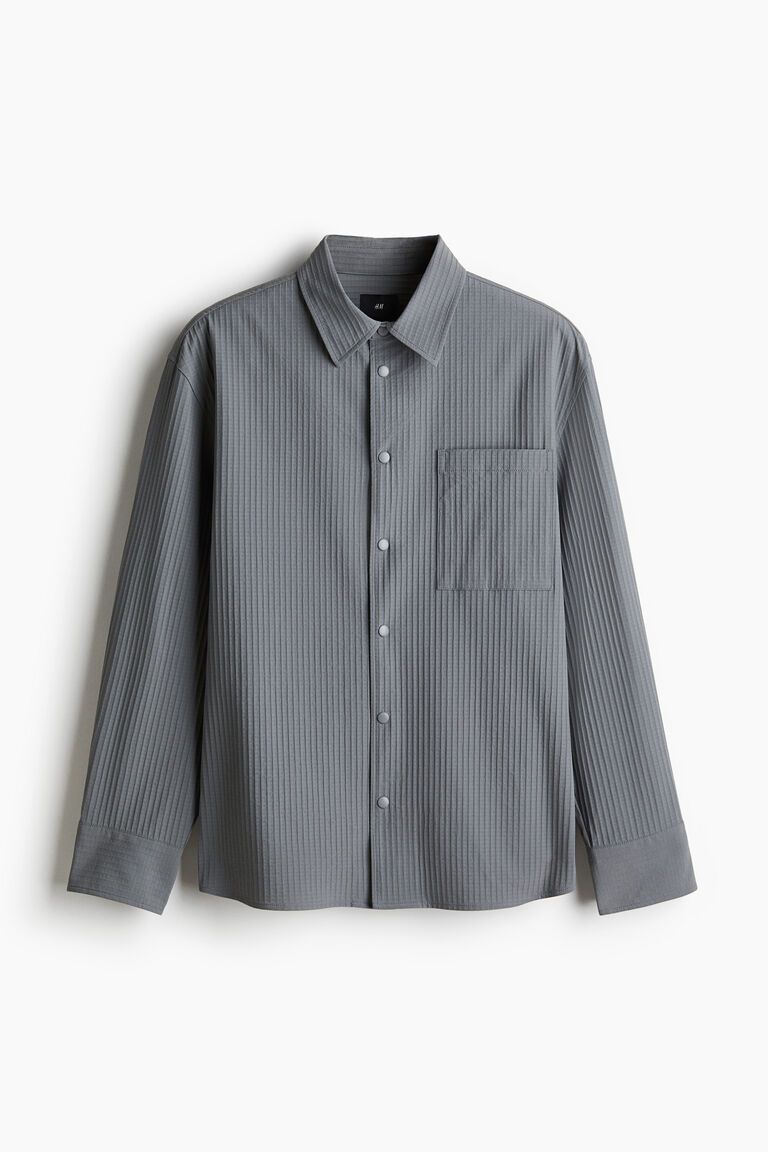 Loose Fit Waffled shirt