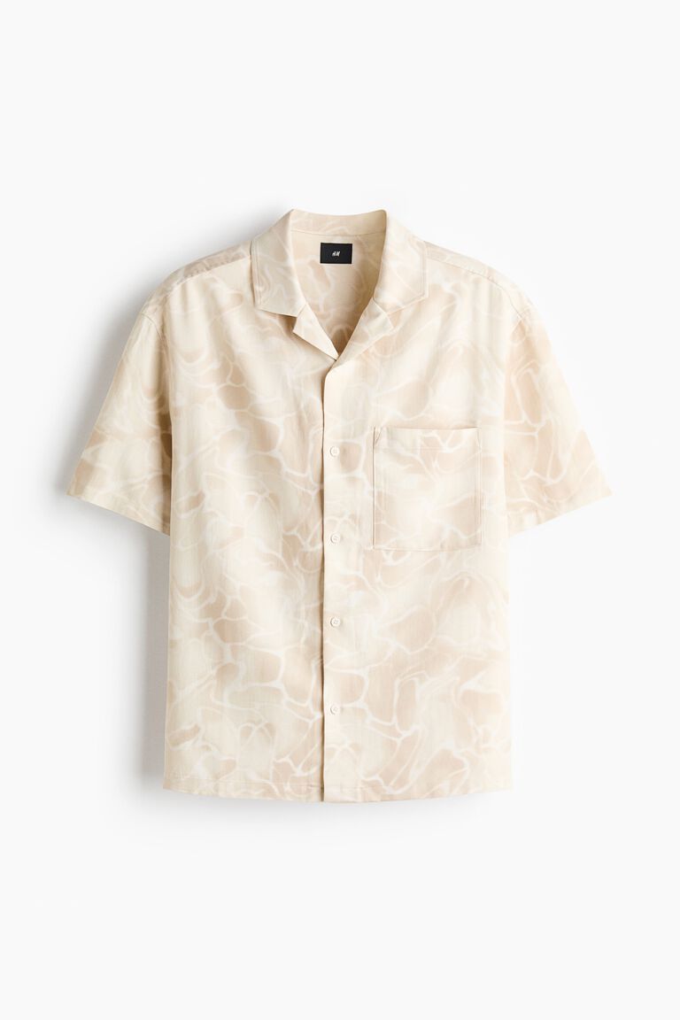 Loose Fit Patterned resort shirt
