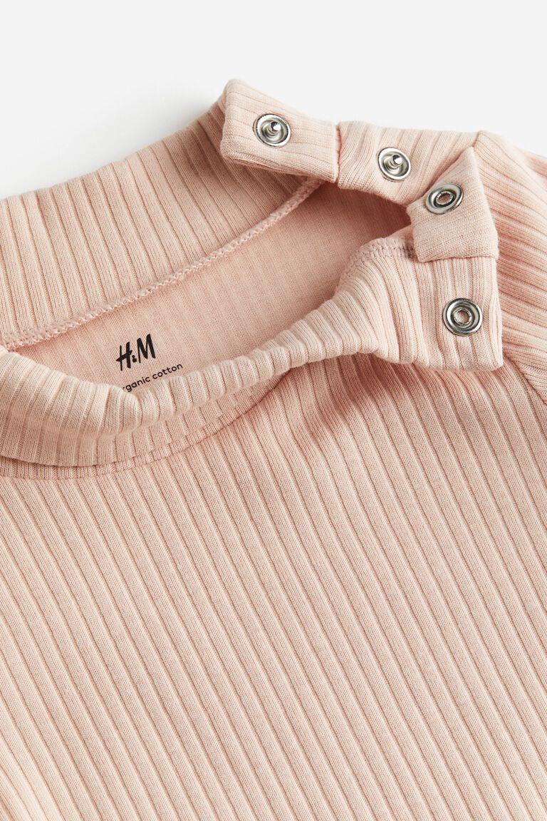 2-pack ribbed polo-neck bodysuits
