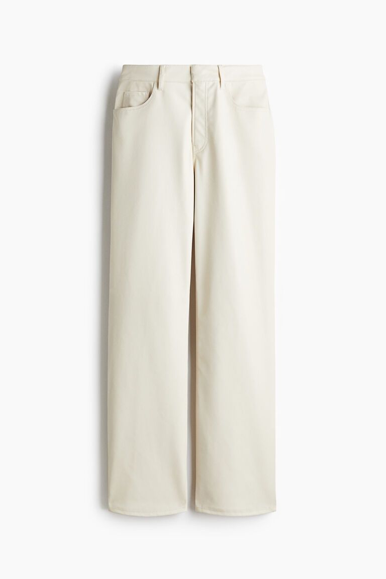 Coated trousers