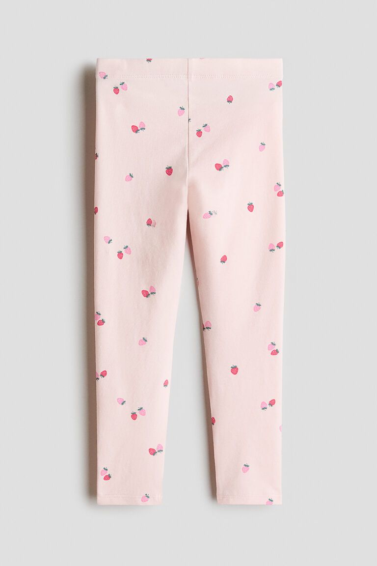 Printed jersey leggings
