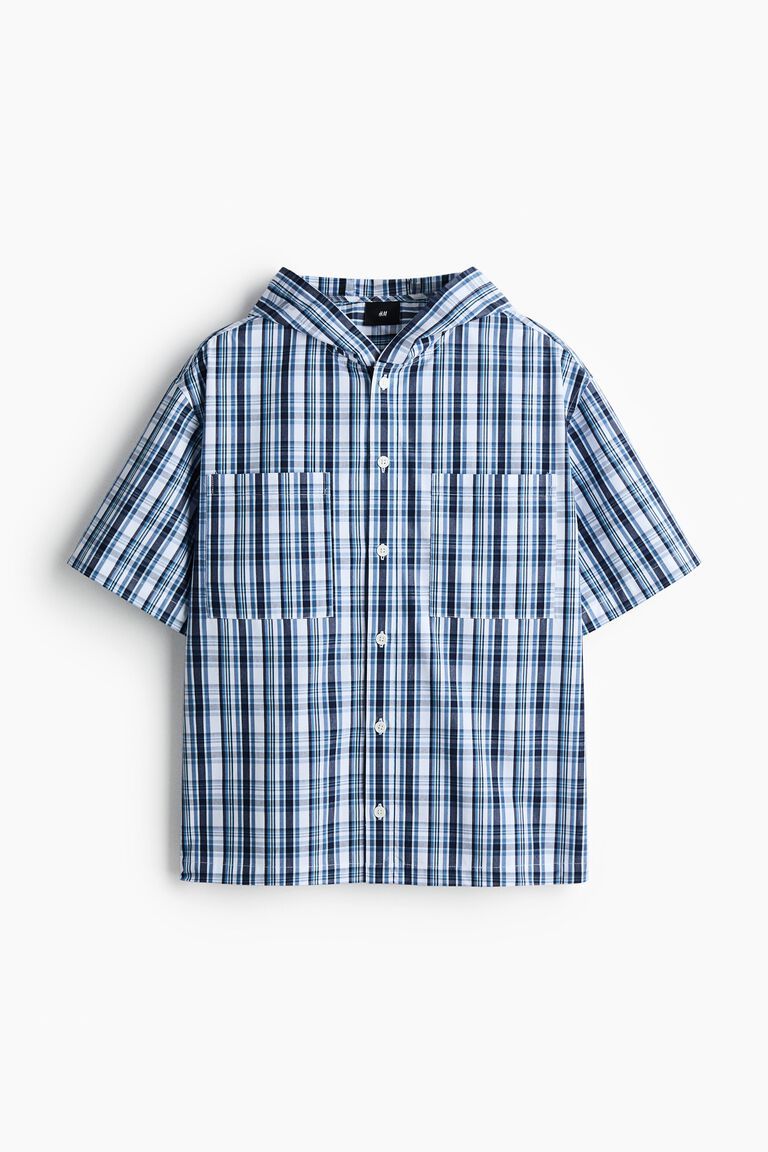 Loose Fit Hooded shirt