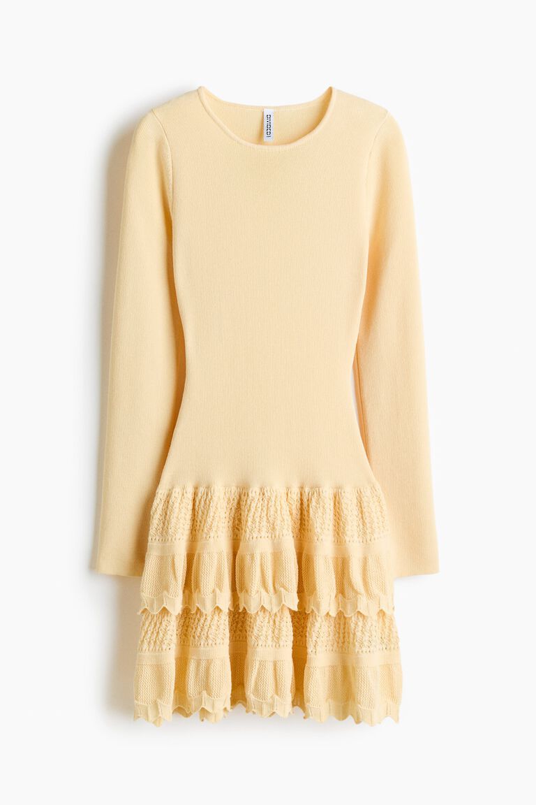 Tiered-skirt dress