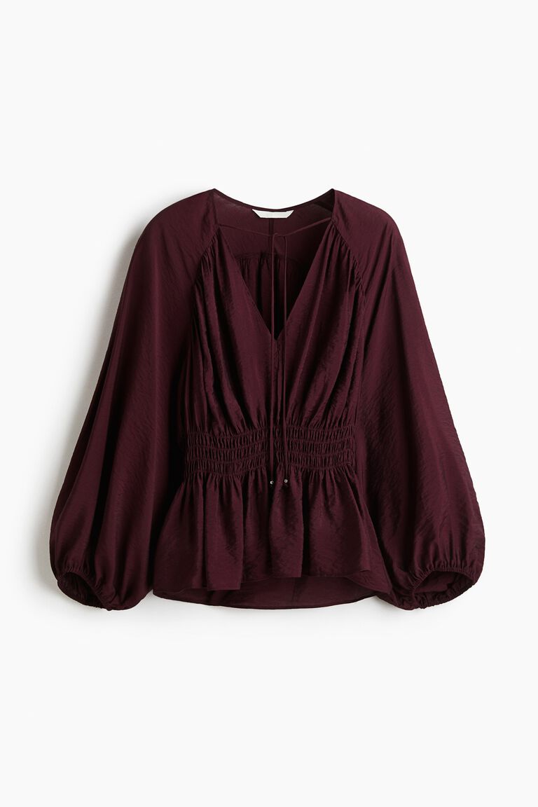 Smocked blouse
