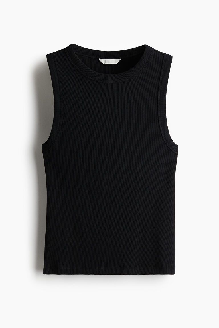 Ribbed vest top