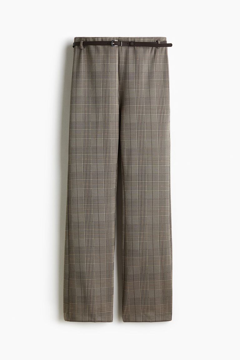Belted trousers