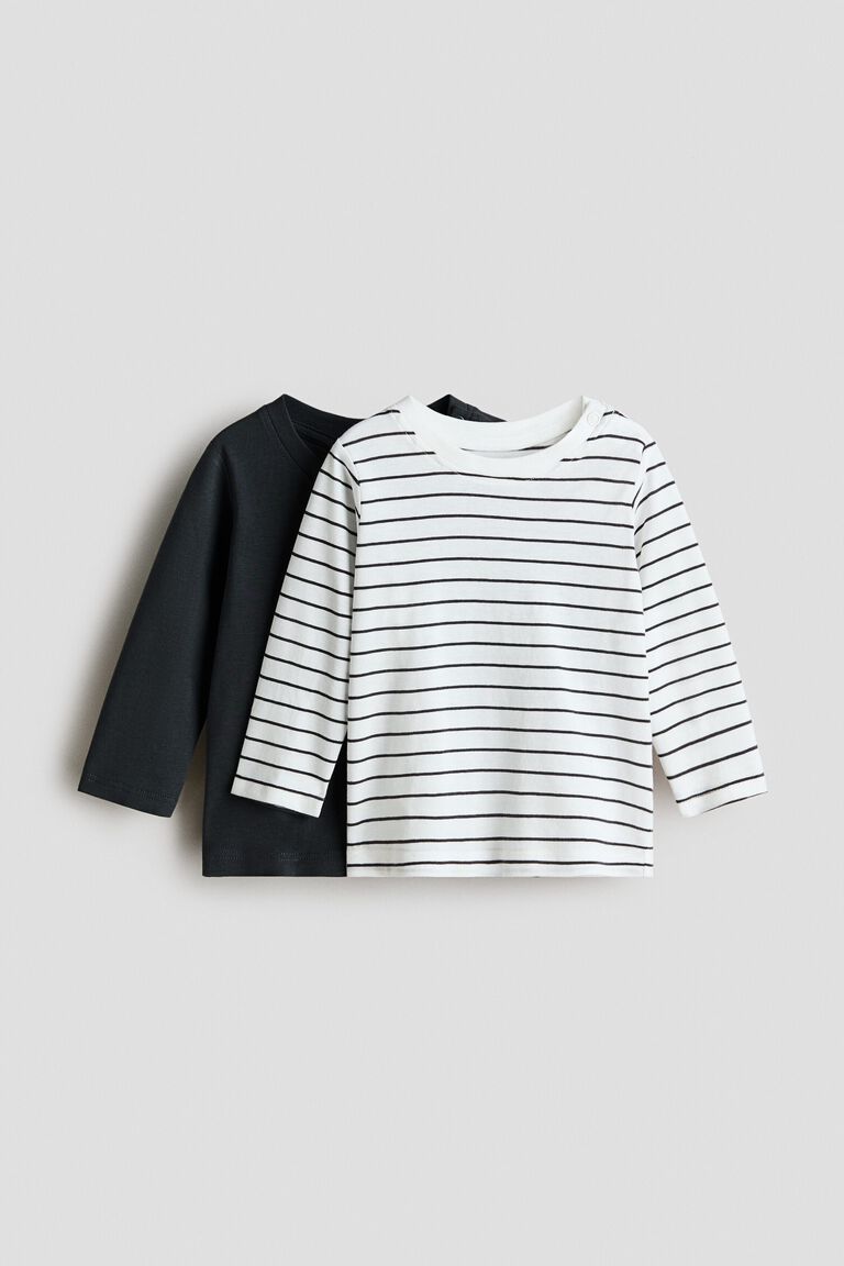 2-pack long-sleeved jersey tops