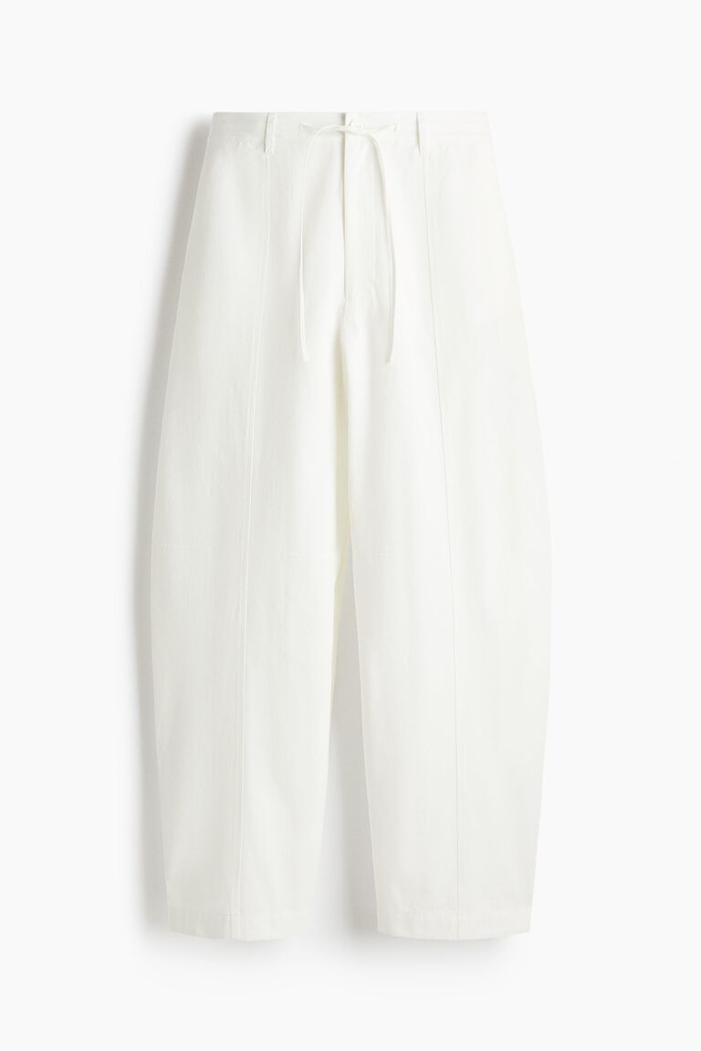 Baggy cotton trousers