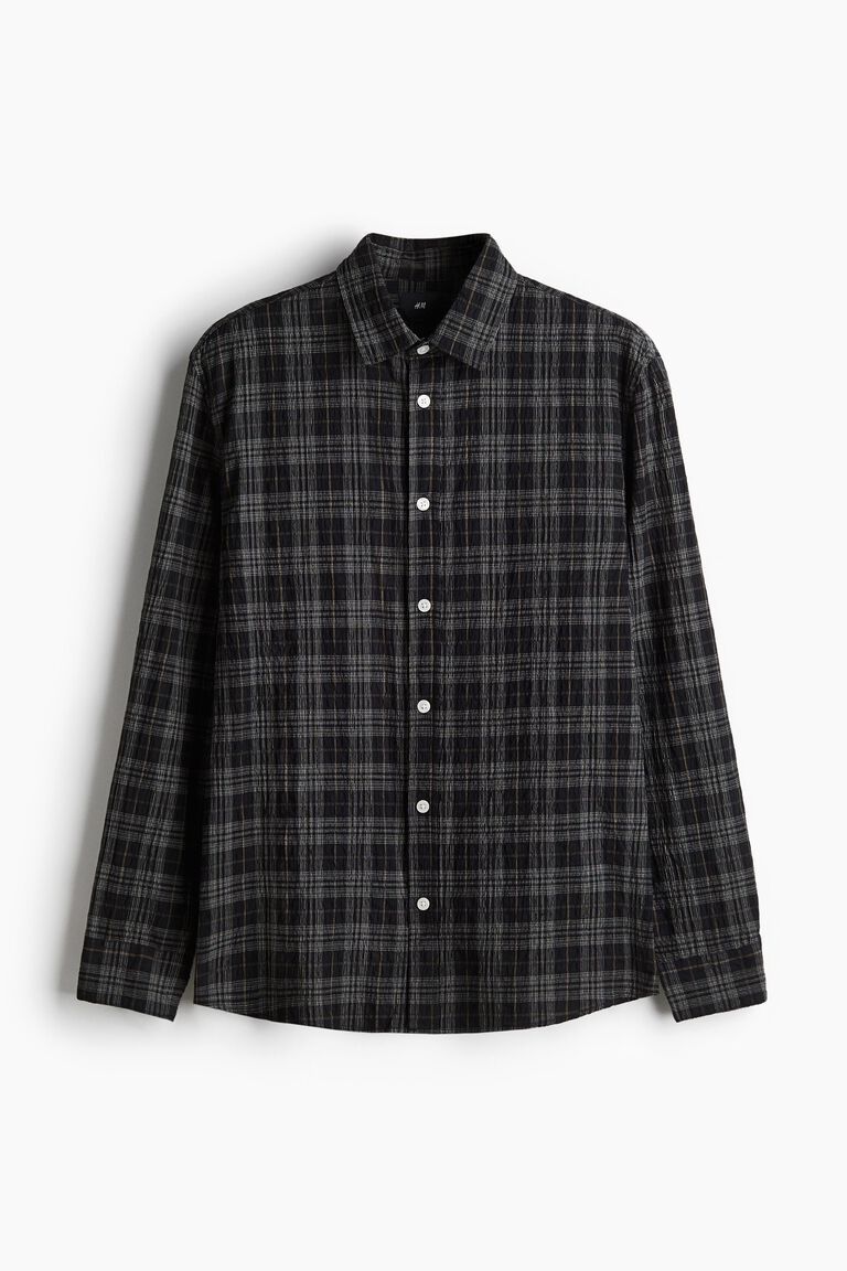 Loose Fit Textured shirt