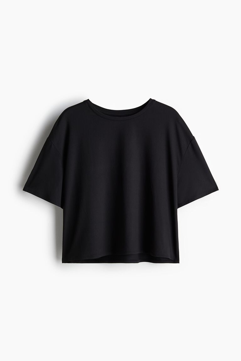 Boxy-style sports top with DryMove™