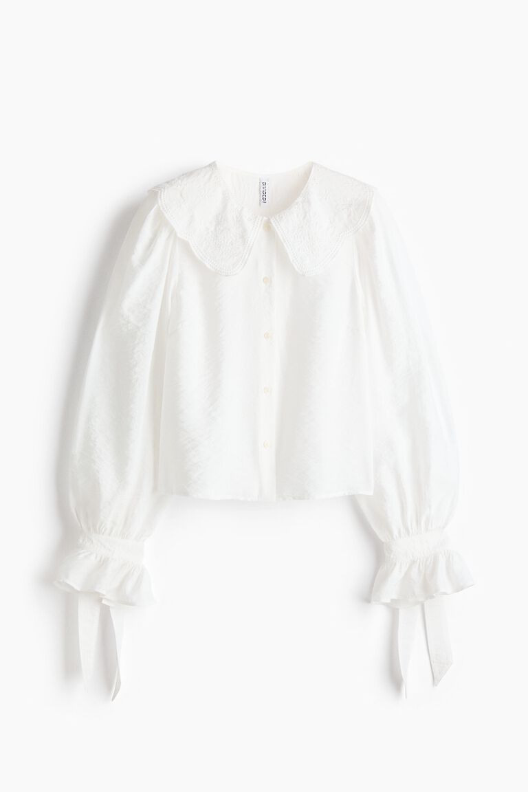 Broderie-anglaise blouse