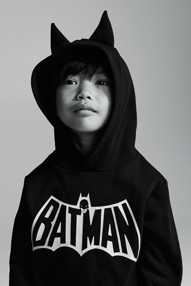 Ear-detail hoodie