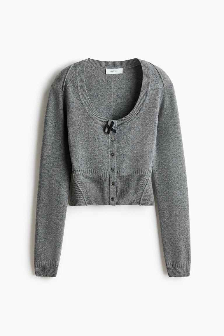 Wool cardigan