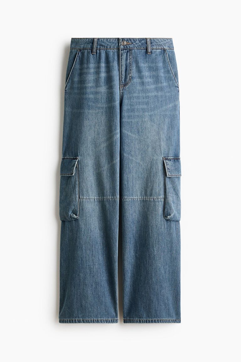 Wide Regular Waist Cargo jeans