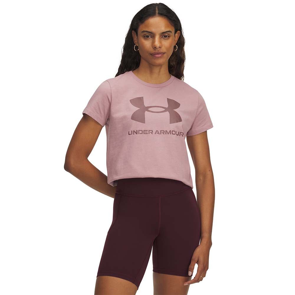 UNDER ARMOUR Rival Logo Short Sleeve женская тренировочная футболка