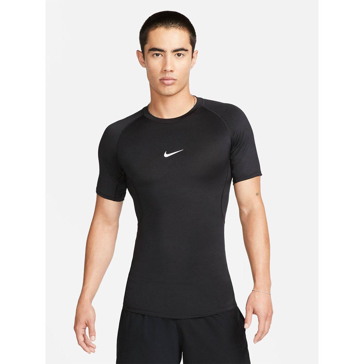NIKE Pro Dri-FIT Tight Short-Sleeve мужские тренировочные футболка