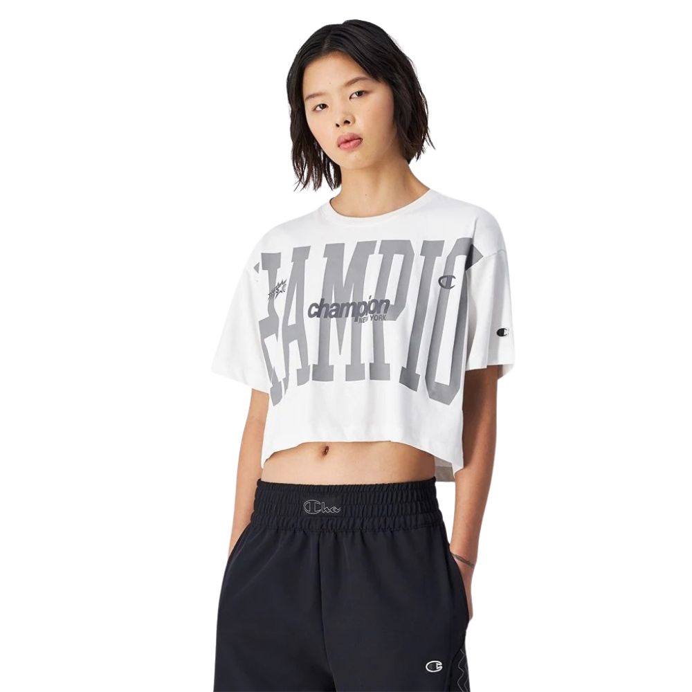 CHAMPION футболка Crewneck Croptop женская