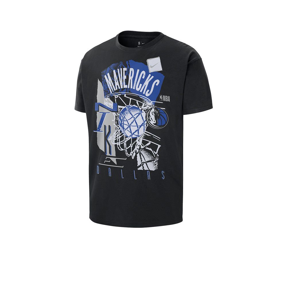NIKE Dallas Mavericks Courtside мужская баскетбольная футболка
