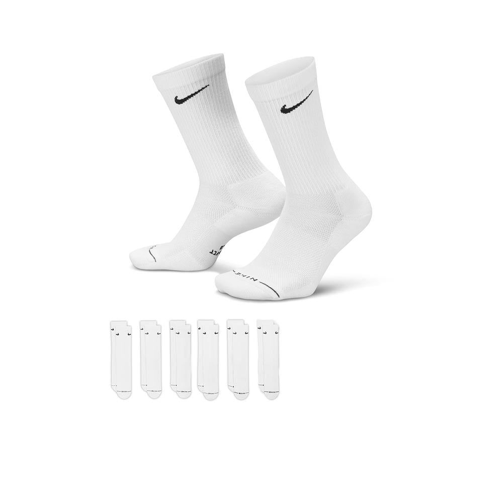 NIKE Everyday Elevated унисекс носки Crew (6 пар)