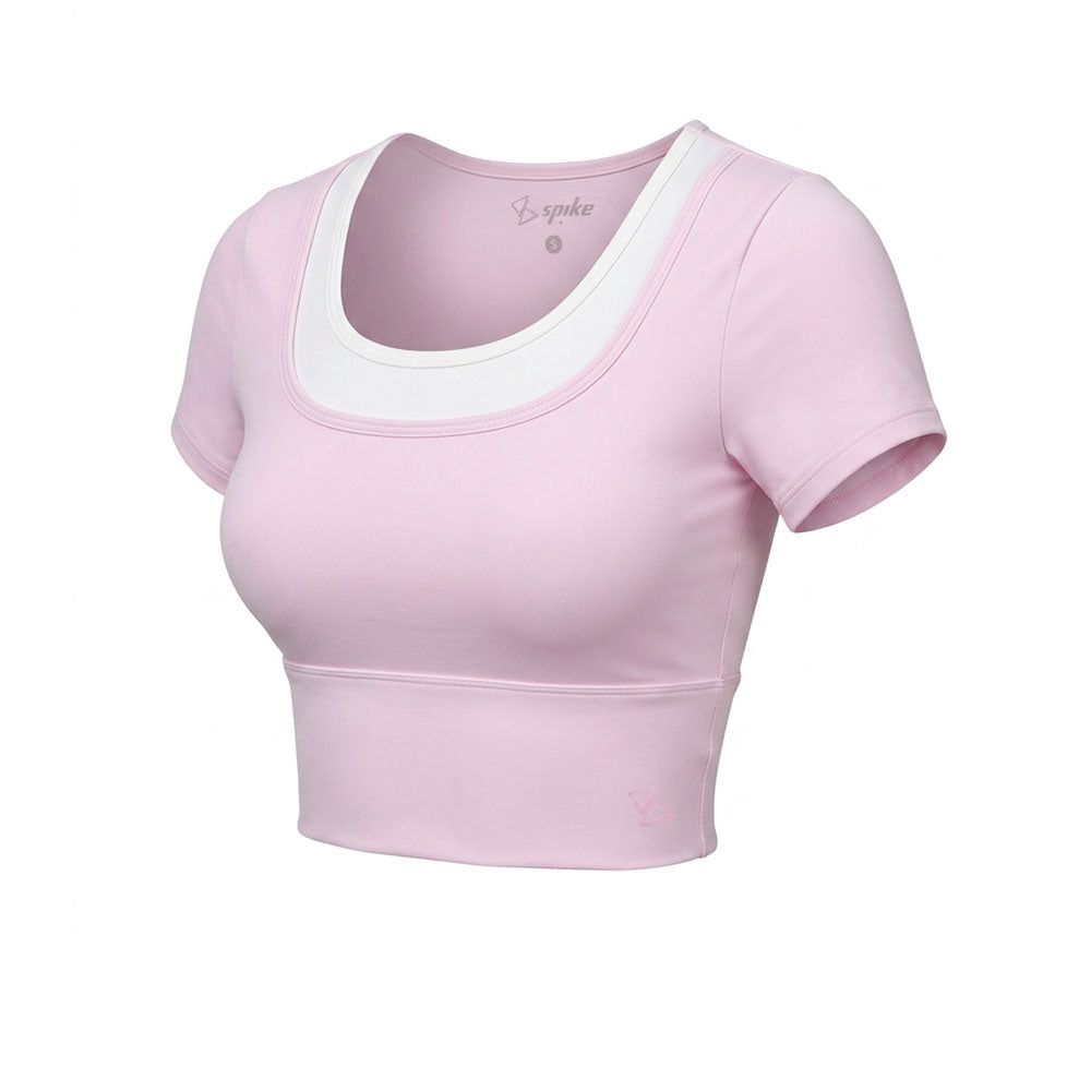 SPIKE Crop Top женская короткая футболка для тренировок