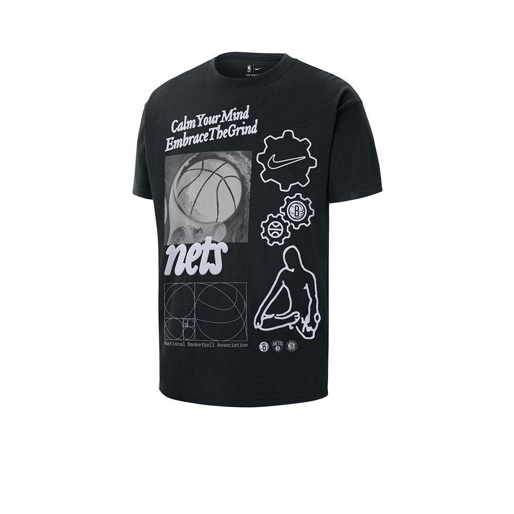 NIKE Brooklyn Nets Courtside мужская баскетбольная футболка