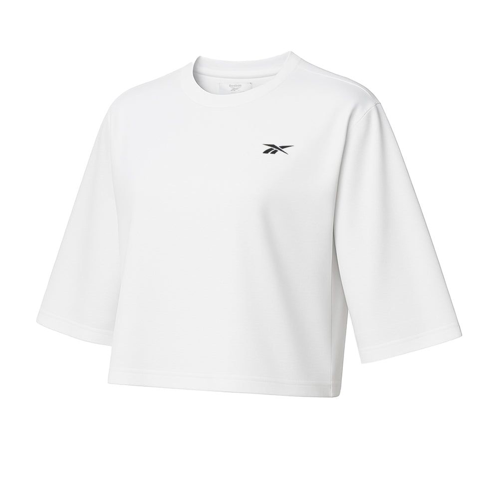 REEBOK ID Basketball Oversize Mesh Crop женская тренировочная футболка