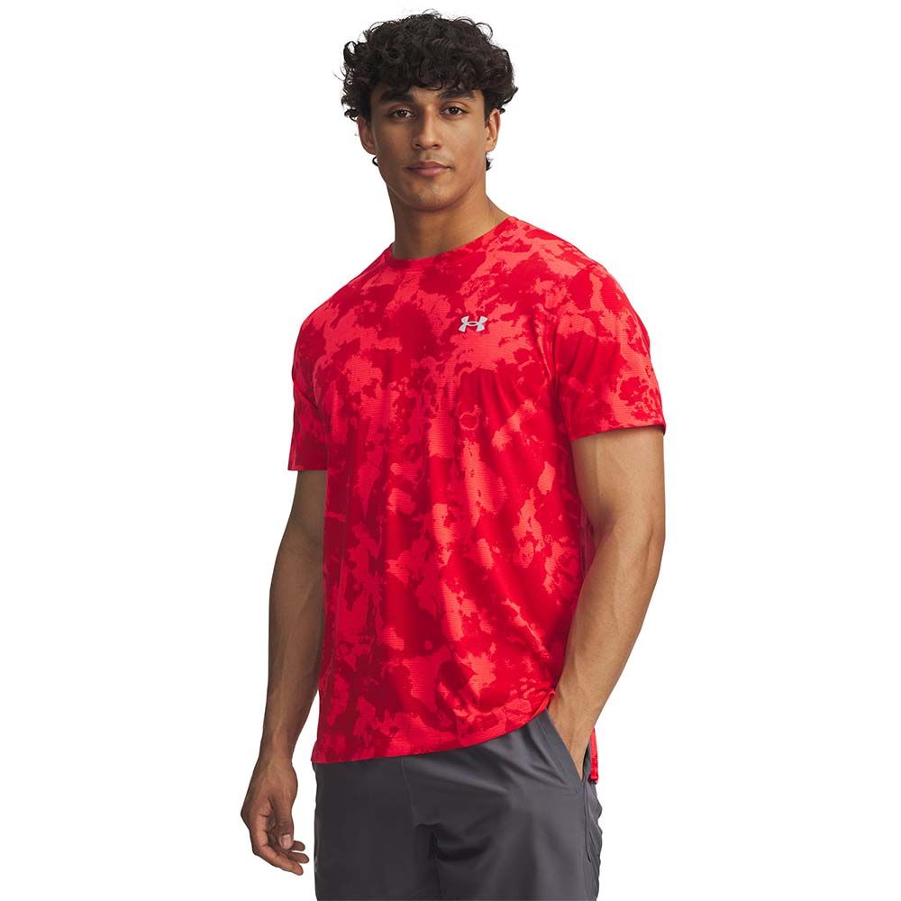 UNDER ARMOUR Launch Printed мужская беговая футболка