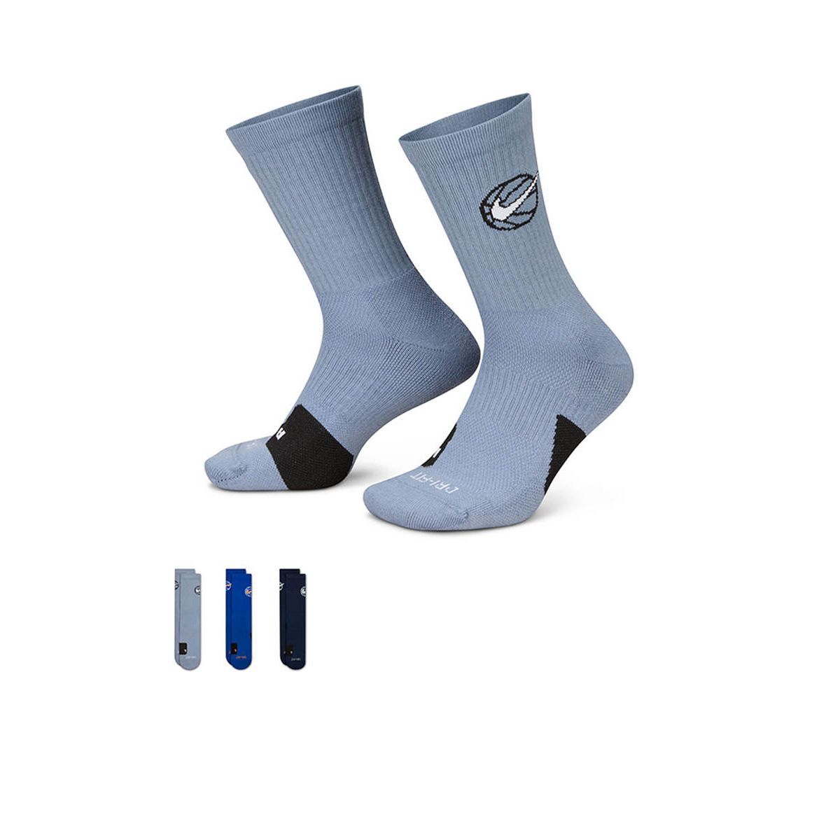NIKE Everyday унисекс баскетбольные носки Crew (3 пары)