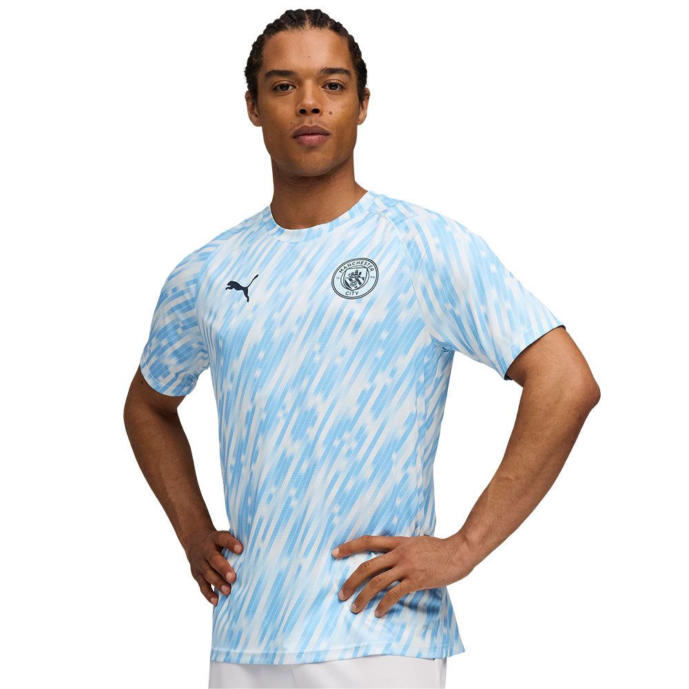 PUMA Manchester City FC мужская предматчевая футболка 2025/26