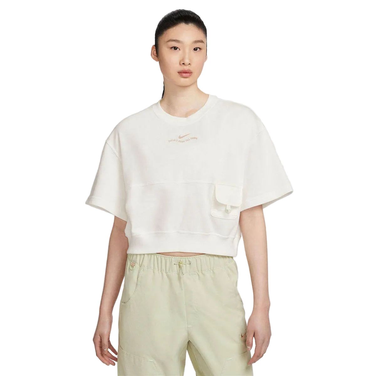 NIKE Sportswear French Terry Cropped женские футболка
