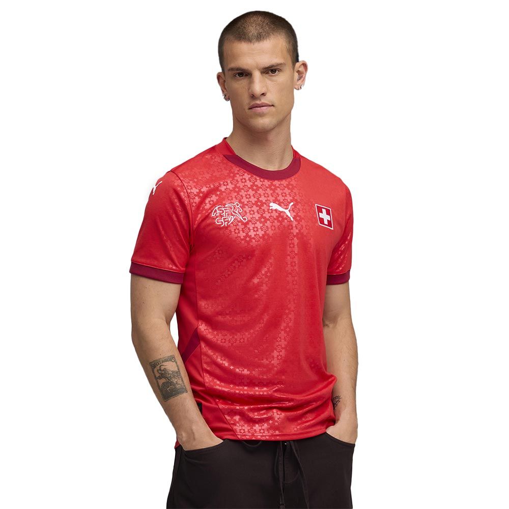 PUMA Men's Switzerland (Women's Team) Home 2025/26 Jersey мужской футбольный джерси