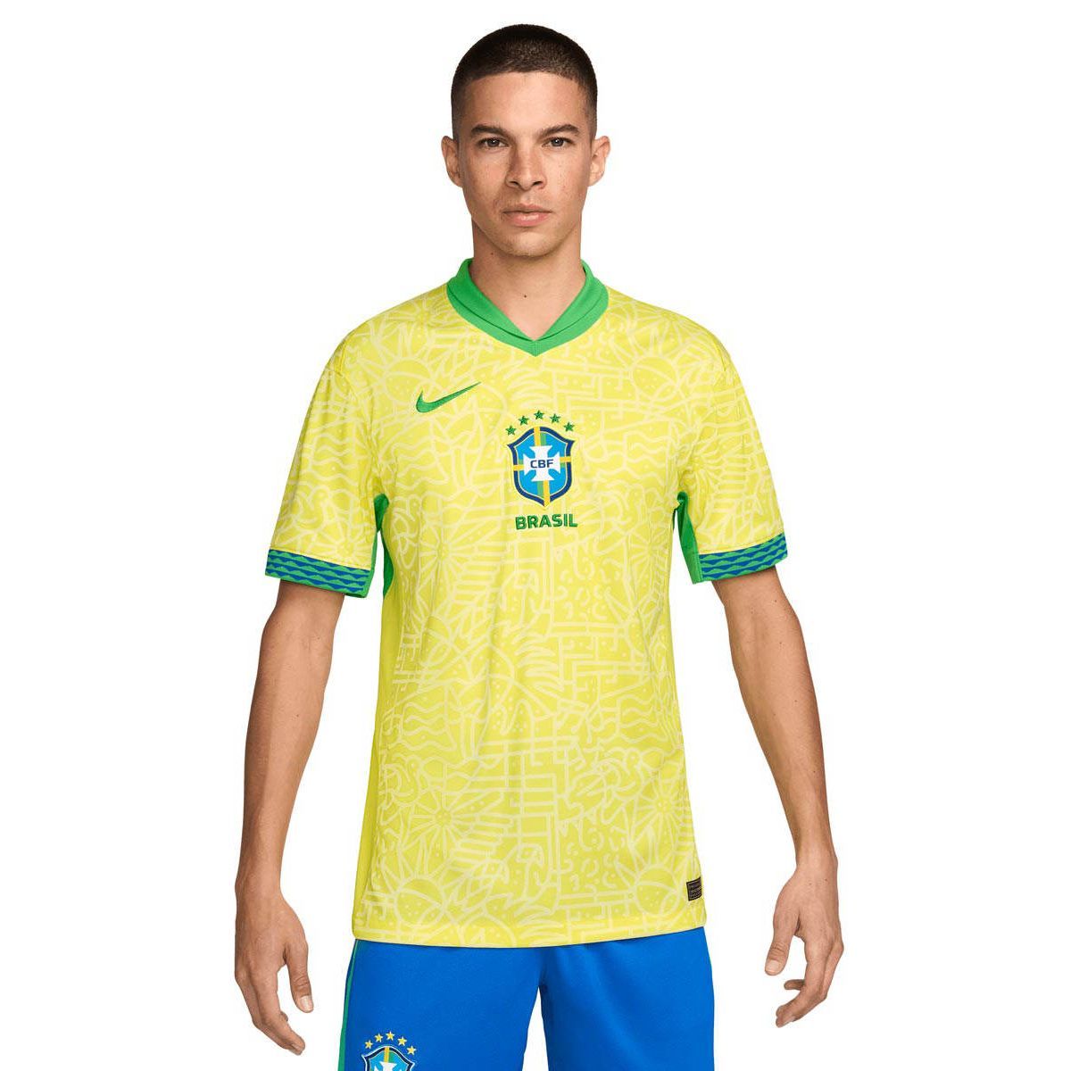 NIKE Brazil Stadium Home 2024/25 мужская футболка