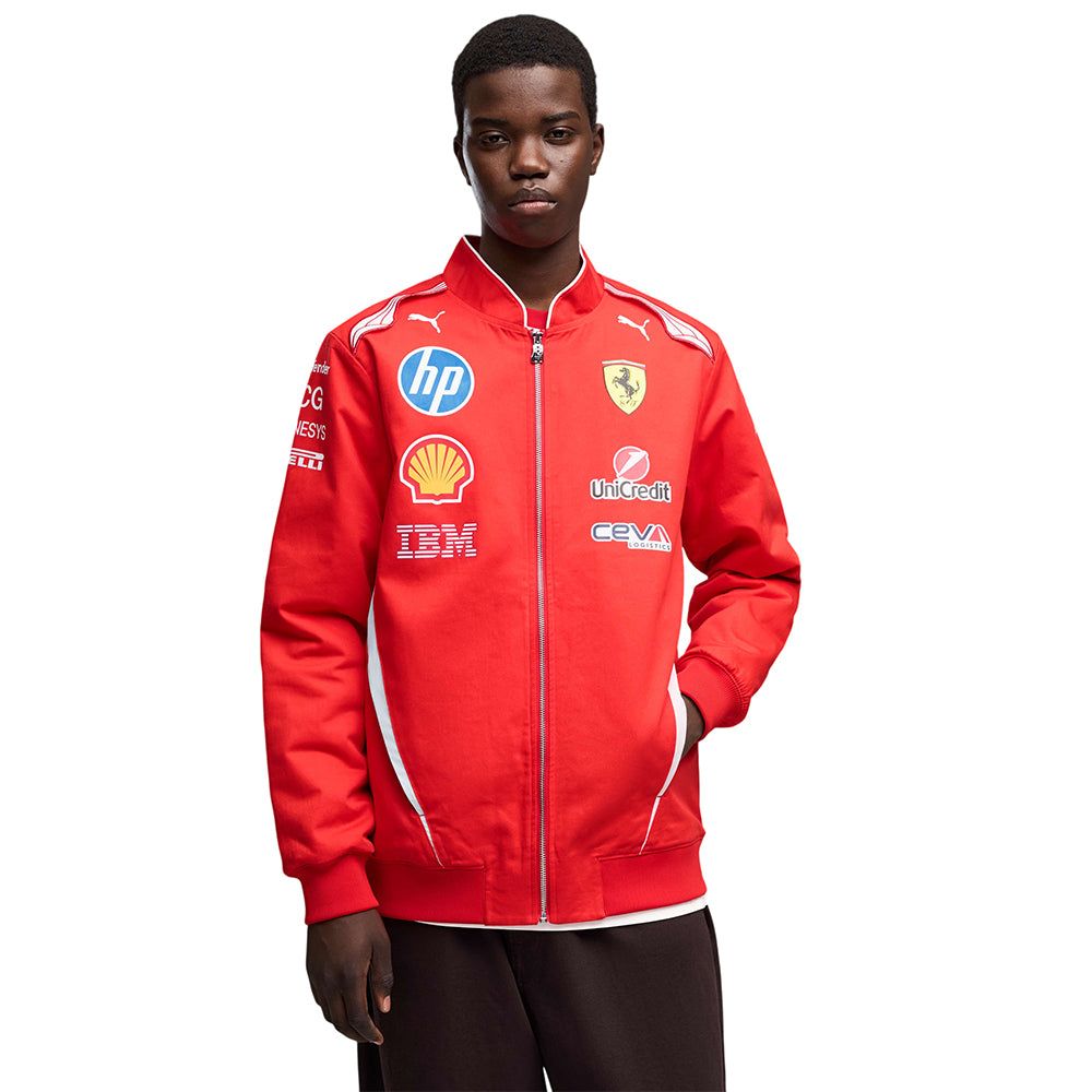 PUMA Scuderia Ferrari HP Replica Drivers Authentic Bomber мужская бомбер-куртка
