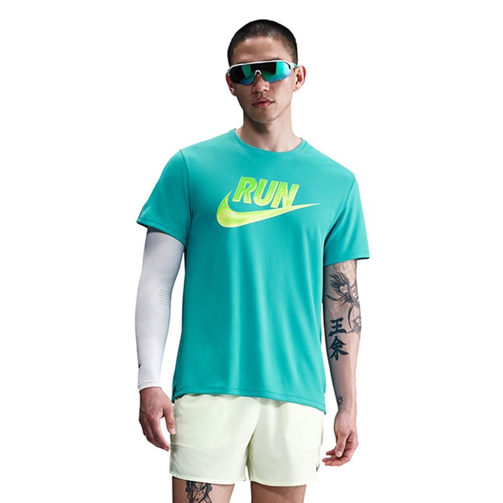 NIKE мужские Miler Run Energy беговые футболки