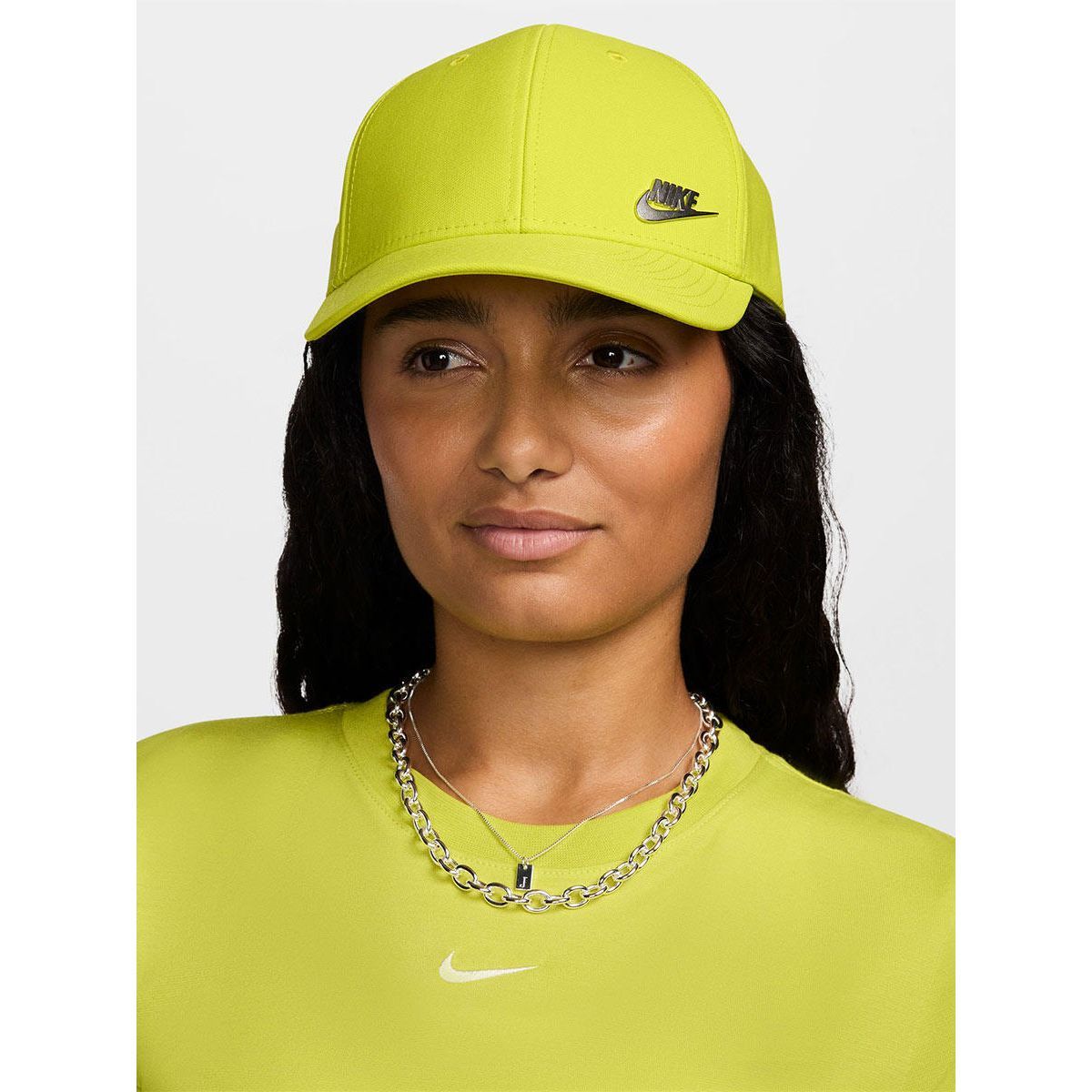 NIKE Dri-FIT Club структурированная унисекс кепка с металлическим логотипом