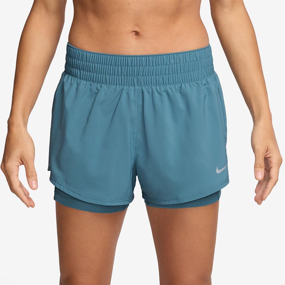 NIKE Dri-FIT One 3" 2-в-1 женские тренировочные шорты со средней посадкой