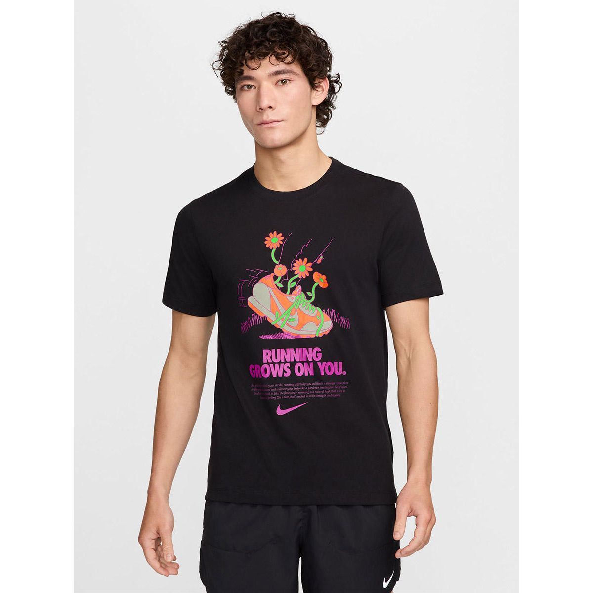 NIKE Dri-FIT мужская футболка для бега