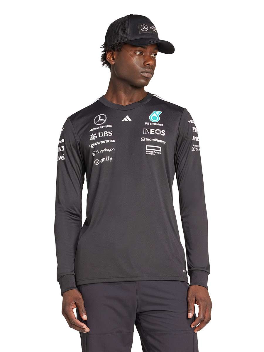 ADIDAS Mercedes - AMG Petronas Formula One Team Long Sleeve Driver мужская футболка