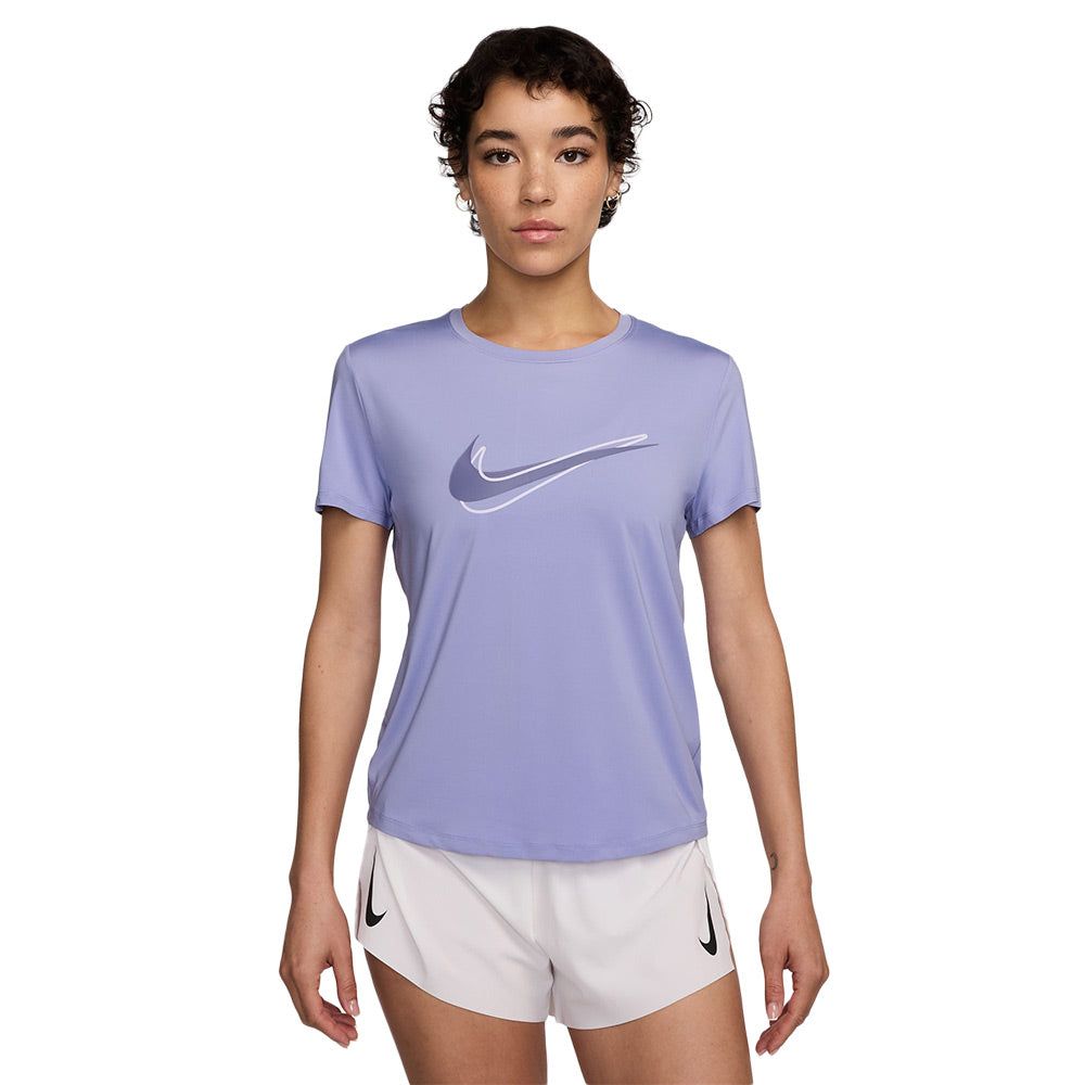 NIKE женская One Swoosh беговая футболка