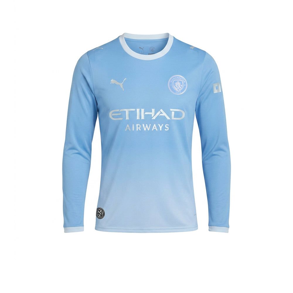 PUMA Manchester City мужская домашняя футболка-реплика с длинным рукавом 2026/27