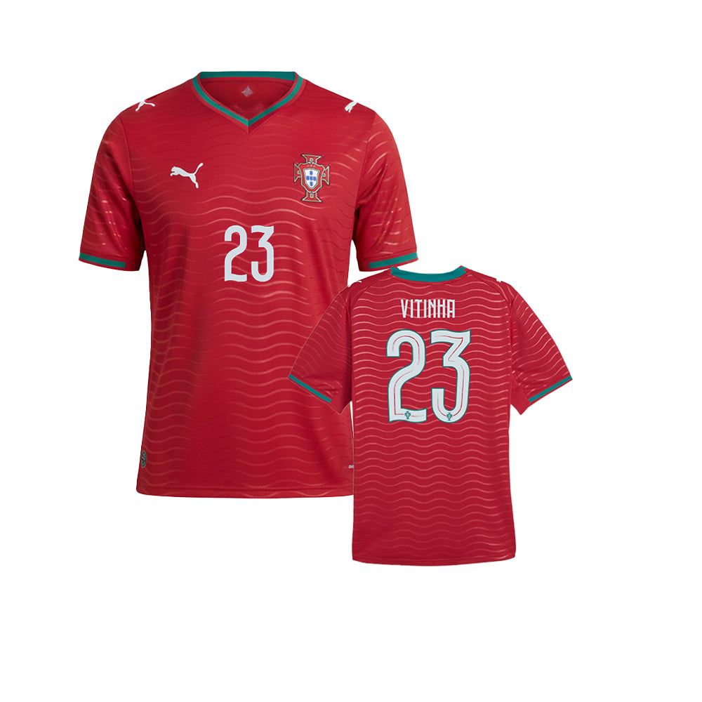 PUMA Men's Portugal Vitinha Home Replica 2025/26 Jersey мужской футбольный джерси
