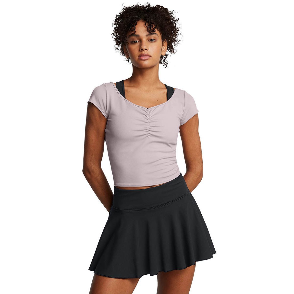 UNDER ARMOUR Motion Ruched женская тренировочная футболка